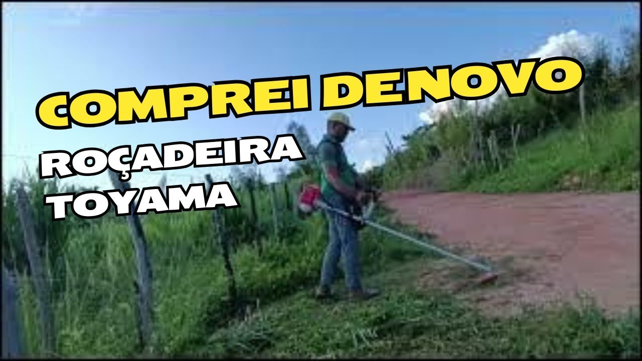 COMPREI DE NOVO!! ROÇADEIRA TOYAMA. no mercado livre