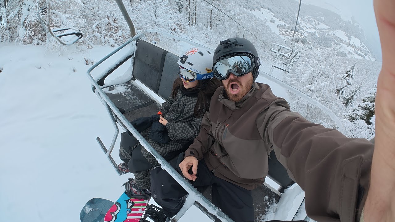 Nunca vimos tanta neve assim 😍🏂