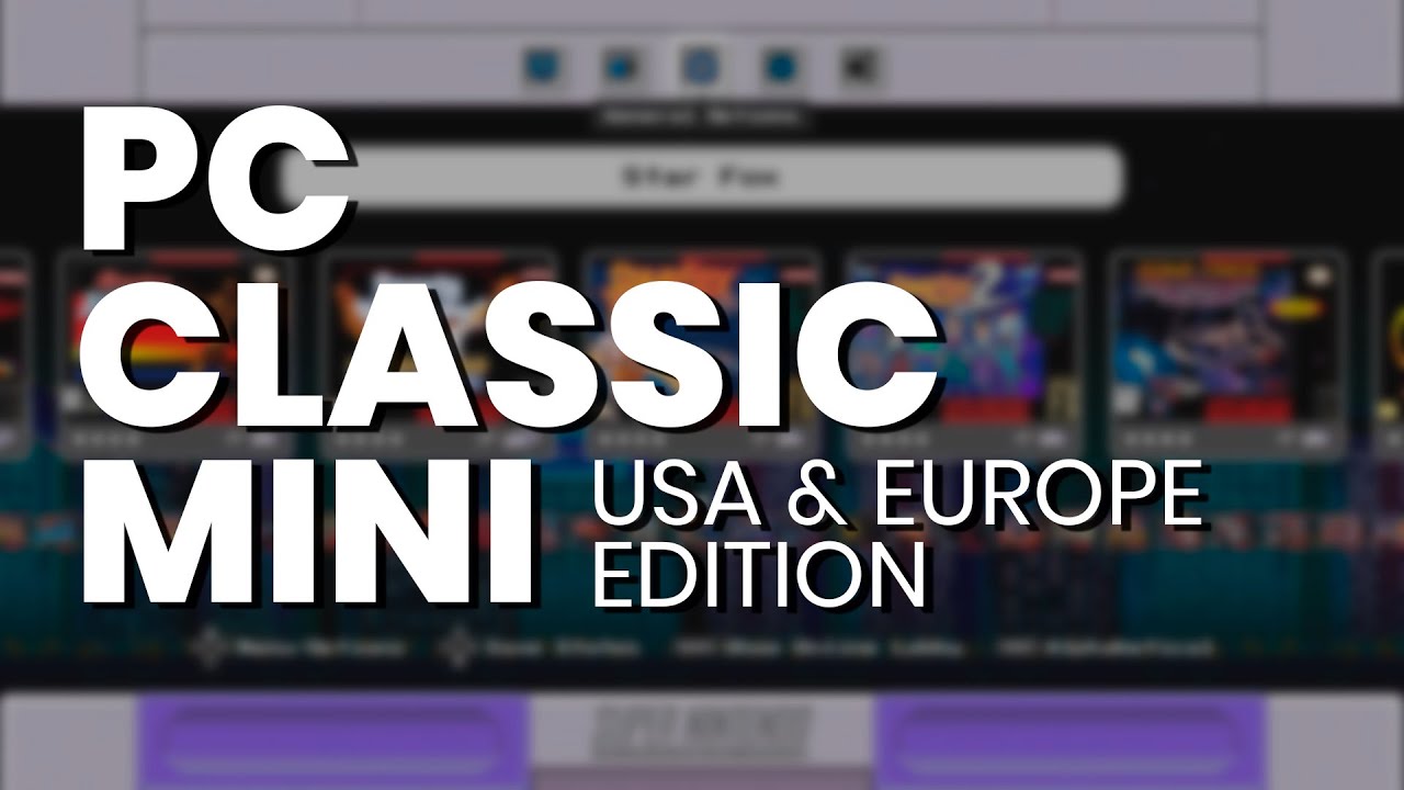 PC ClassicMini SNES Edition [Improvements update!] 👀⭐
