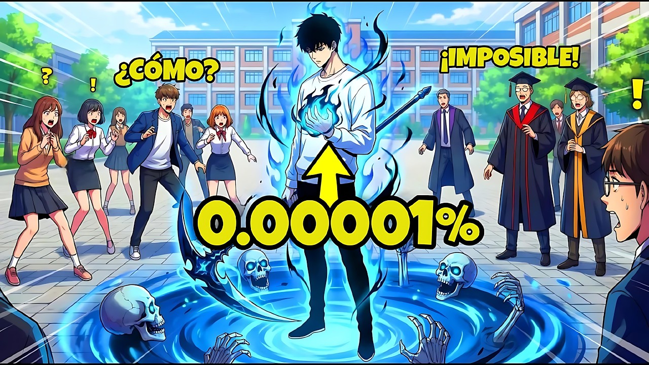 💥¡SOLO ÉL DESPIERTA LA CLASE DE NIGROMANTE MÁS RARA DE TODA LA ACADEMIA! | RESUMEN MANHWA