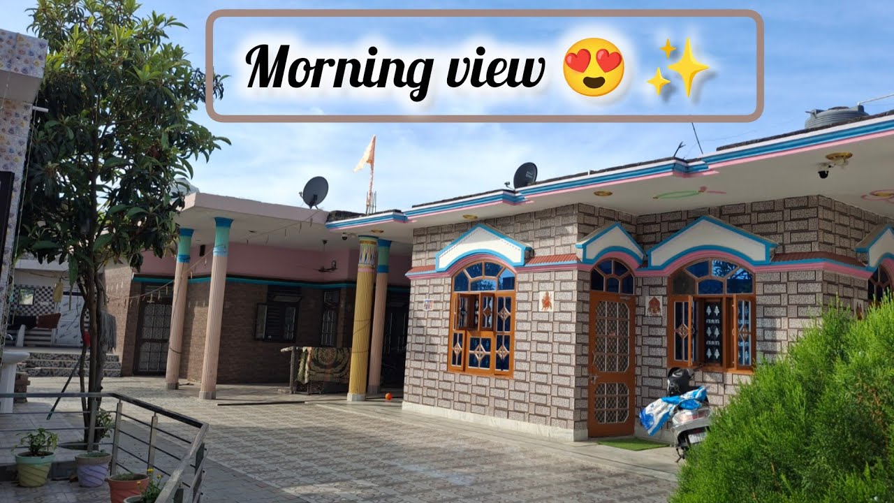 Mere gao ka Morning view 😍 ✨️💕 🐦waoooo subscribe guys #