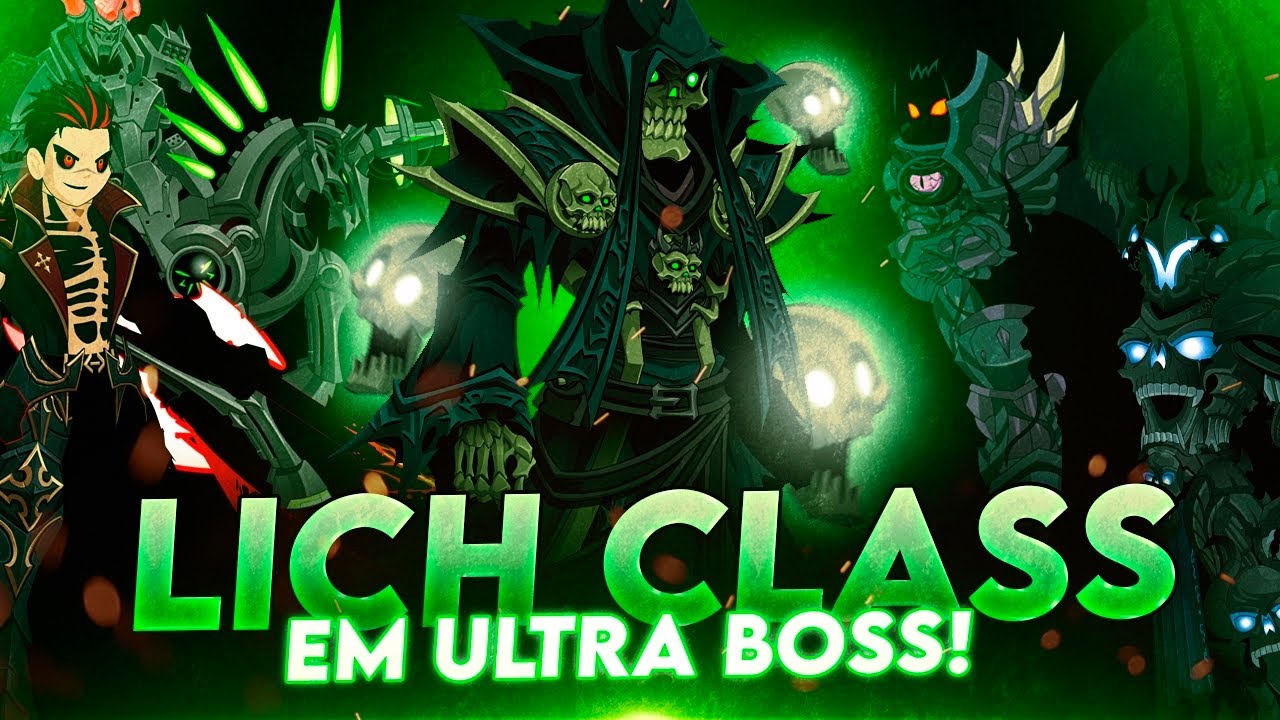 TESTANDO a Lich Class em TODOS os Ultras no AQW