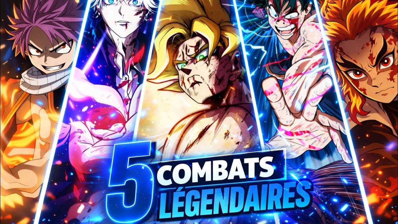 5 COMBATS D'ANIMES QUI ONT CHOQUÉS LE MONDE !