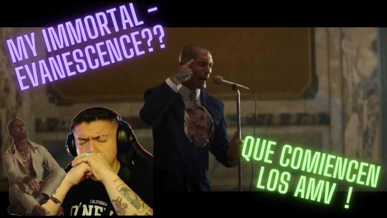 (REACCION) Ke Personajes - My Immortal (Video Oficial)