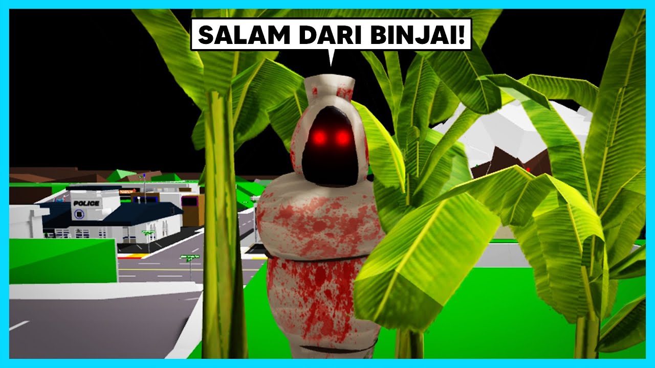 MIPAN & ZUZUZU Panik! Pocong Di Pohon Pisang Marah! SALAM DARI BINJAI (Brookhaven) - Roblox Roleplay