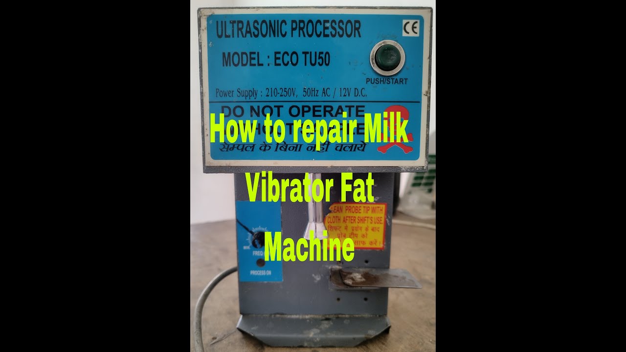 How to repair Milk Vibrator Fat Machine