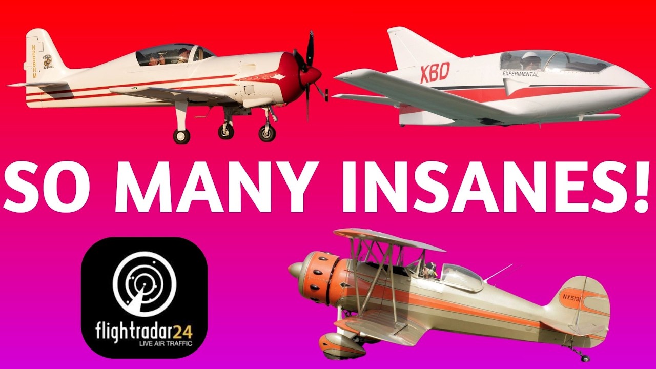 SO MANY INSANES! Rare Finds on Flightradar24 (Pt. 28)