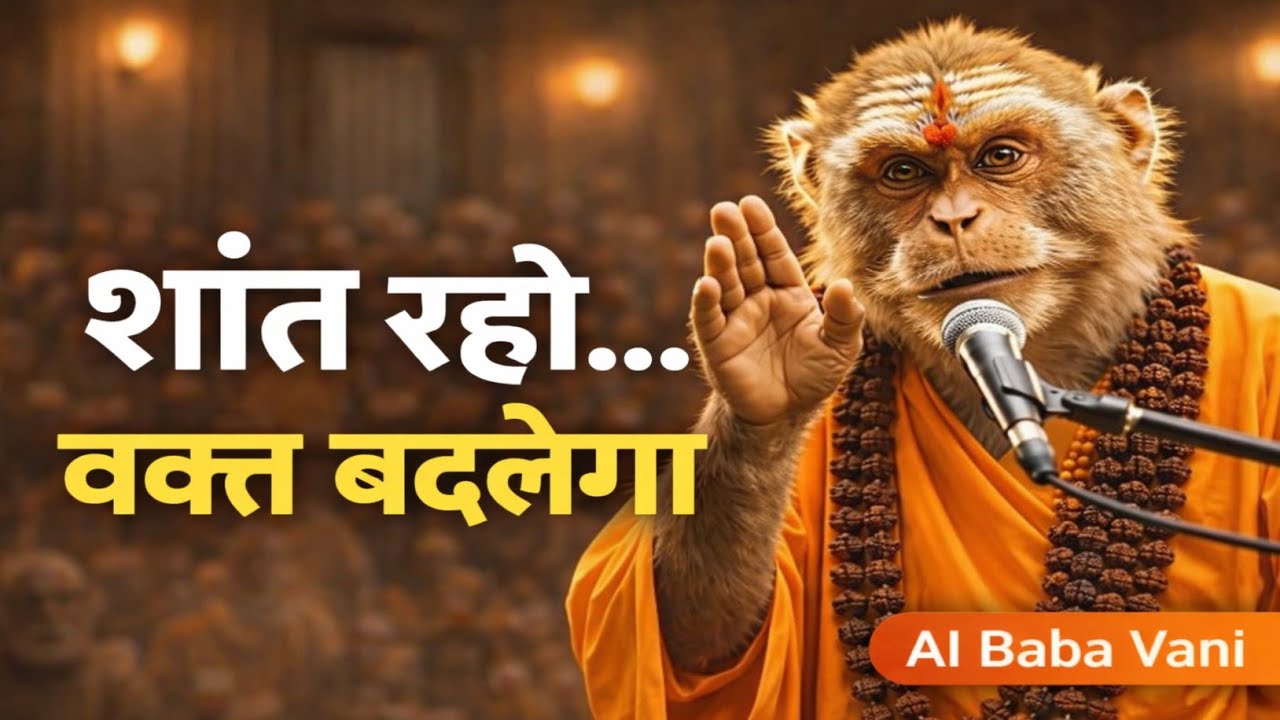 शांत रहो, वक़्त सबका बदलता है |⏳️ यह कथा आपकी ज़िंदगी बदल देगी | AI Baba Vani 