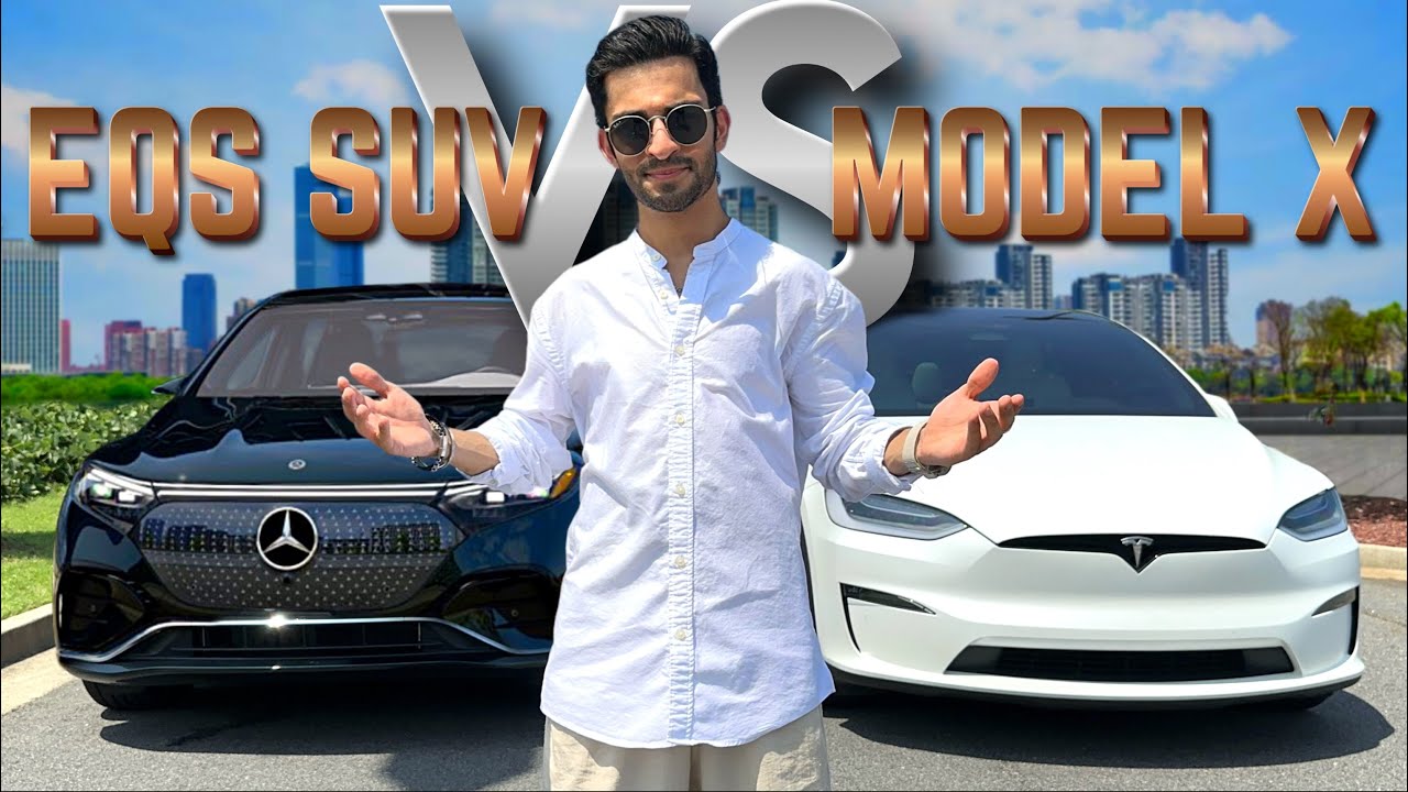 Tesla Model X против Mercedes EQS SUV | Какой роскошный электрический внедорожник победит?!