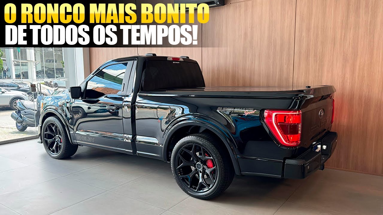 FORD F-150 SHELBY SUPER SNAKE SPORT DE 786 CV NO BRASIL!! CAMINHONETE MAIS RÁPIDA DO MUNDO!
