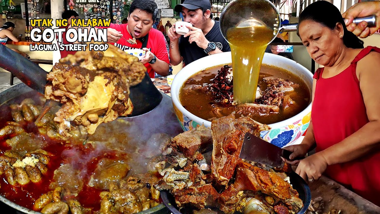GOTOHAN na may UTAK ng Kalabaw, PABING'S GOTO in CALAUAN, LAGUNA! (HD) | Laman Loob ng Kalabaw
