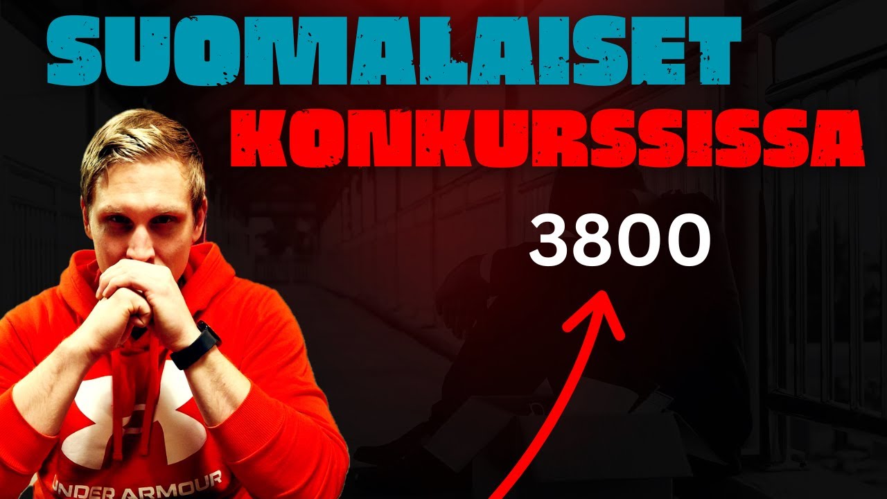 Suomen talous murenee k&auml;siin - Milloin konkurssiaalto pys&auml;htyy?
