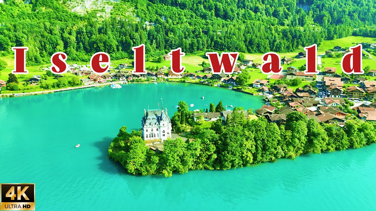 Iseltwald & Giessbach Falls in 4K &ndash; Drone Flight over Two Natural Wonders of Switzerland | Swiss Vie