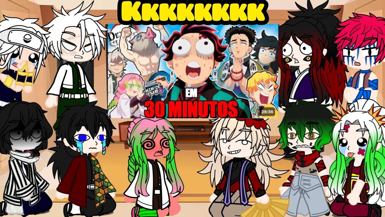 Hashiras react DEMON SLAYER SEASON 4 EM 30 MINUTOS 😂❤️ TREINAMENTO DOS HASHIRAS DA ZOEIRA -PARTE 2-