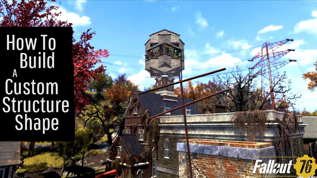 Учебное пособие по созданию лагеря в Fallout 76 | Как построить сооружение нестандартной формы | ...