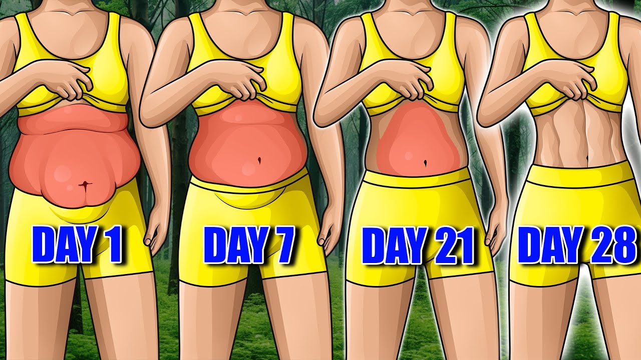 28 Day Rid Tummy Fat Forever Challenge For Women