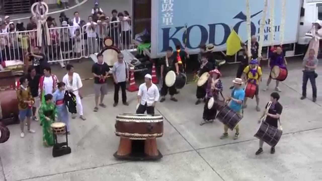 Okuri-taiko-3 Irodori KODO Earth Celebration2014