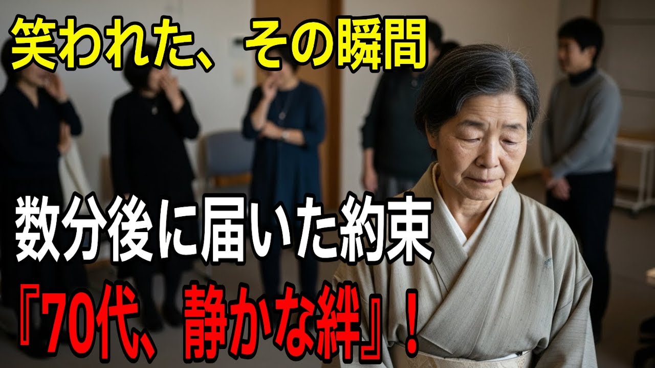 『笑われた着物、その数分後に届いた約束』『誰も知らなかった名前が、成人の日に呼ばれた』[人生ドラマ ] [静かな反転]
