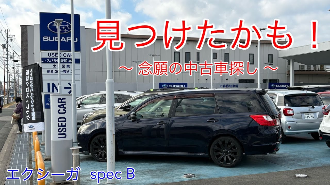 【エクシーガspecB】見つけたかも！