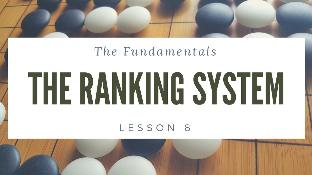 I. Fundamentals - Lesson 8 - The Ranking System