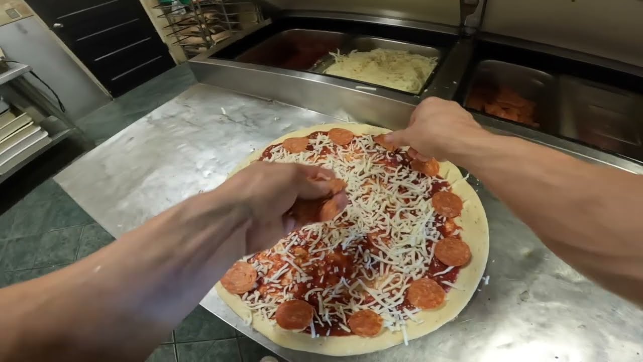 Solo POV Pizza Makeline and Oven Lunch Rush