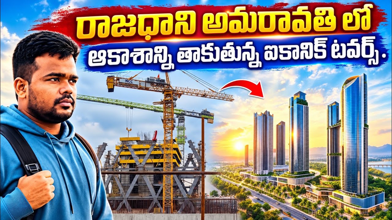 Amaravati Iconic Towers Latest Update: 😱 Massive Construction Progress!