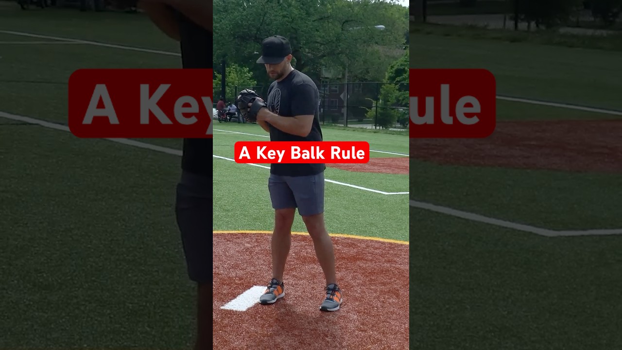 Baseball Balk Rules: 1 of 13 - No Moving #shorts #baseball