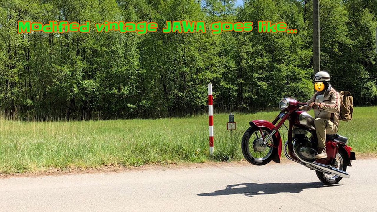 JAWA 350 Ultrasport / 559 R- testing advanced Libenak power...