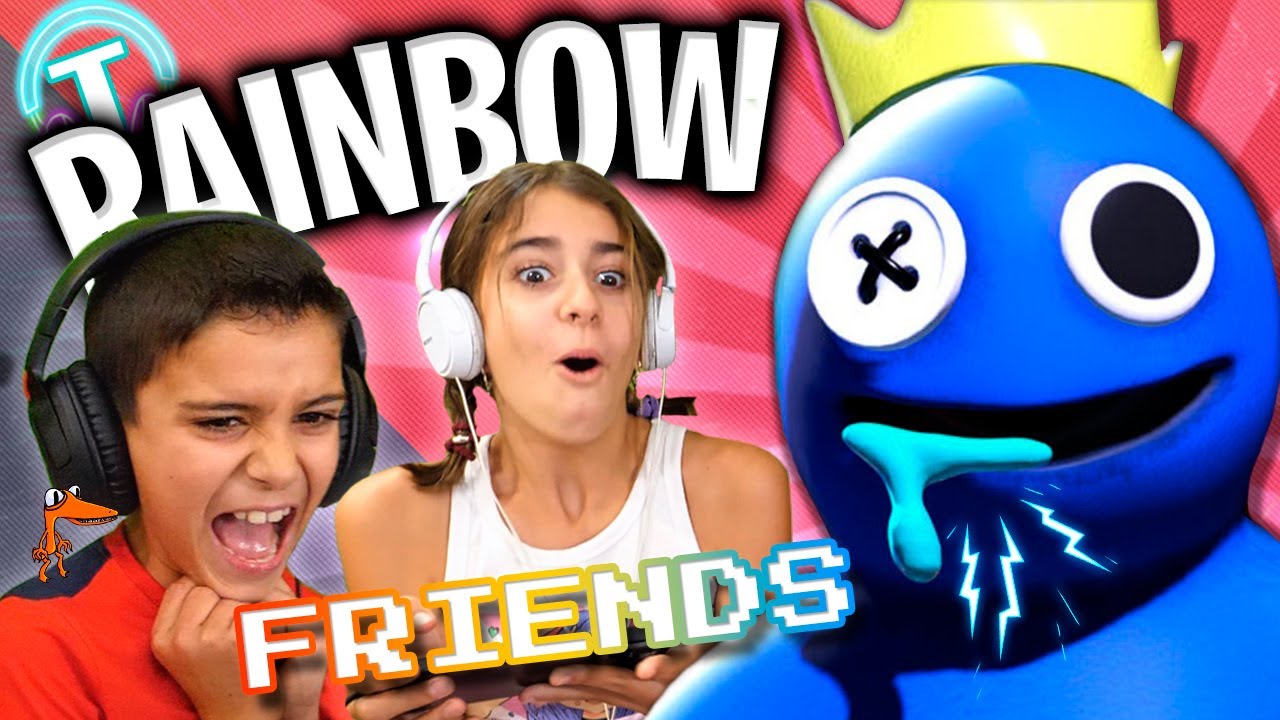 ESCAPAMOS de BLUE en RAINBOW FRIENDS de ROBLOX!