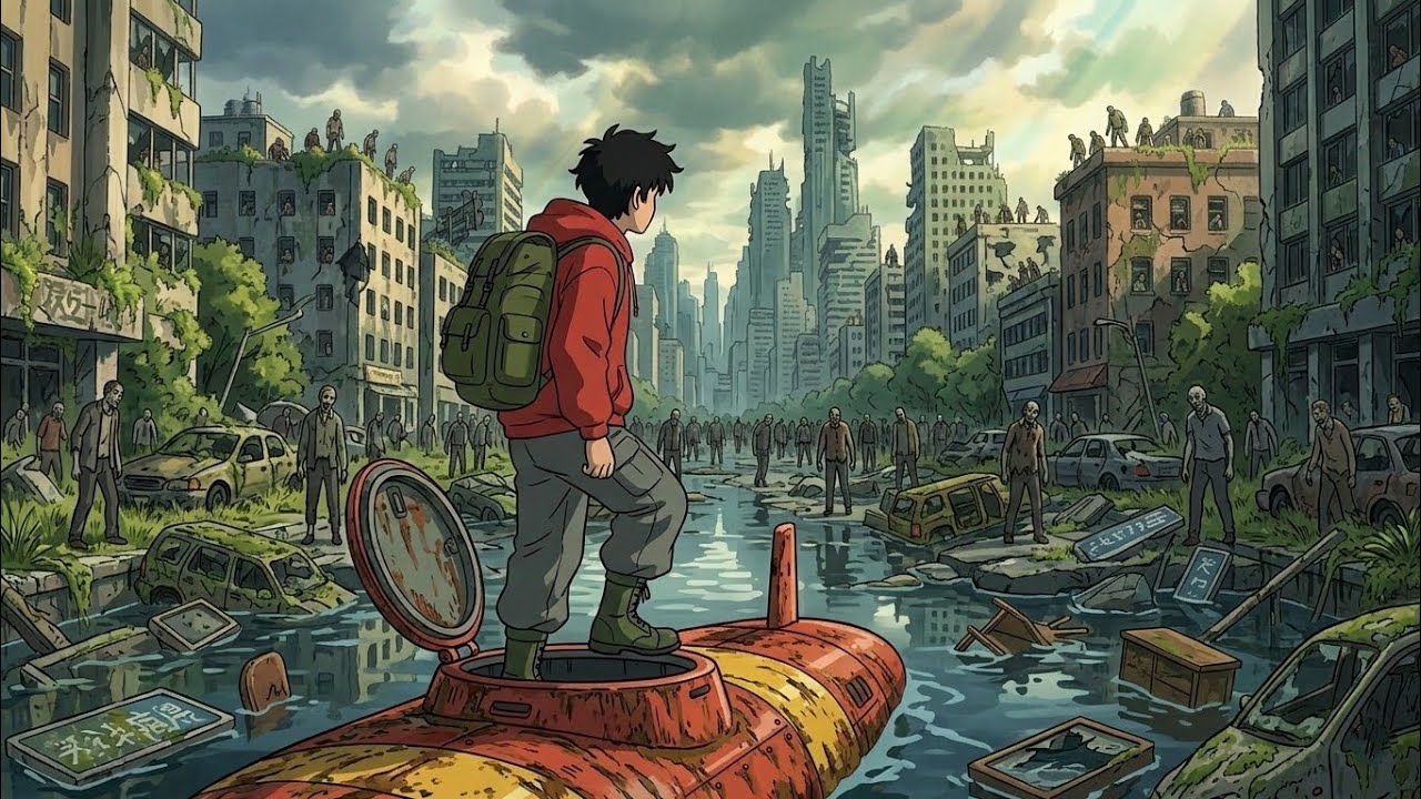 Living Beneath the Ocean After the Zombie Apocalypse | With a Mysterious Creature 🐾