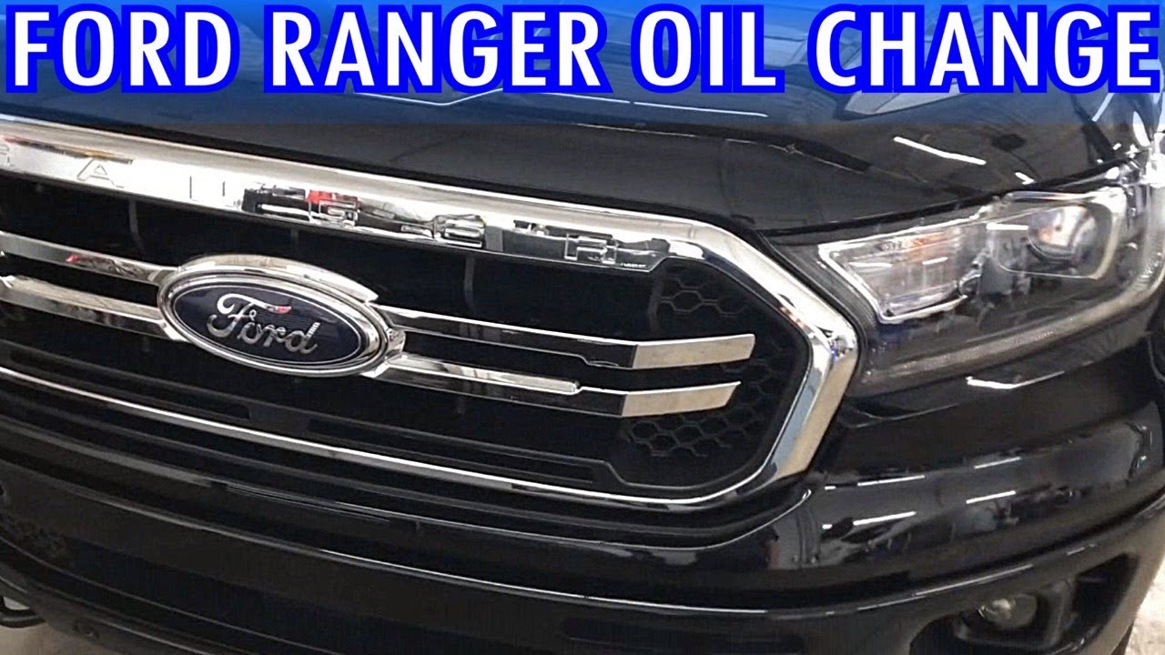 Ford Ranger Oil Change Procedure