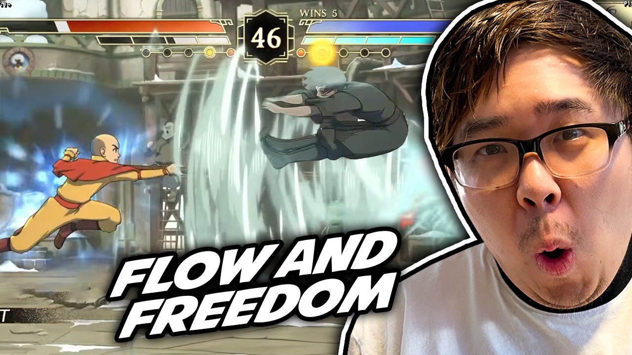 AANG MIGHT HAVE THE MOST FREEDOM IN A FIGHTING GAME CHARACTER