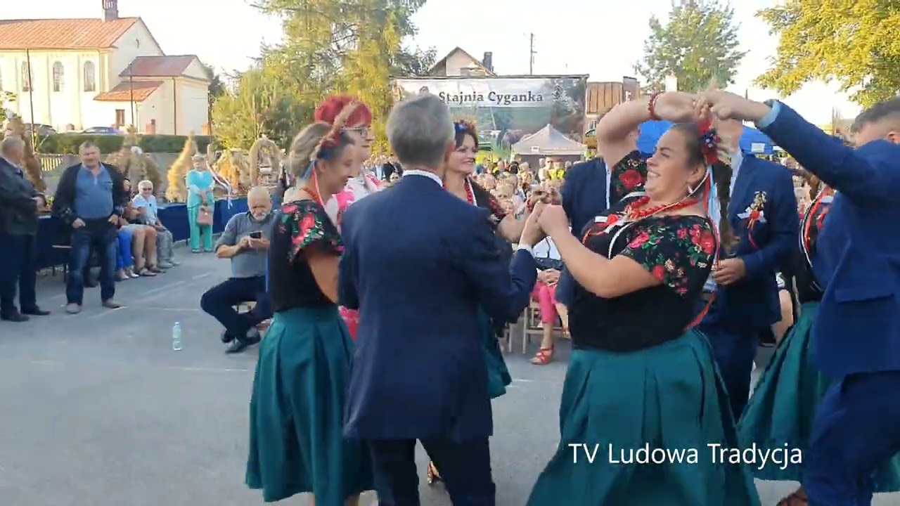 Dożynki Gminy Sędziszów w Tarnawie 2025 na ludowo przy muzyce na żywo