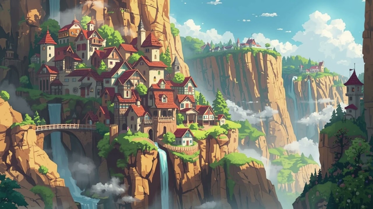 𝓟𝓵𝓪𝔂𝓵𝓲𝓼𝓽 Village in the Canyon ✨ | Fantasy Classical Music for Study, Reading & Relaxation