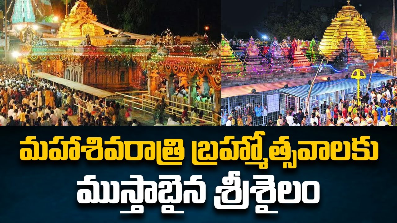 Srisailam Temple is all set for the Mahashivaratri Brahmotsavam | TV5 News