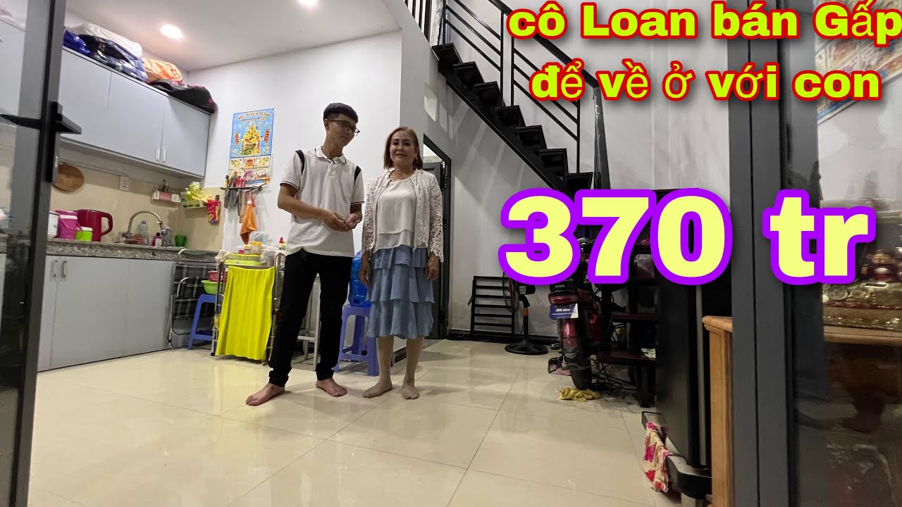 ✅Cô Loan Bán nhà Gấp 370 triệu để về ở cùng Con gái Nhà gần QL 1a Chợ Bình Chánh Văn Long Nhà Giá Rẻ