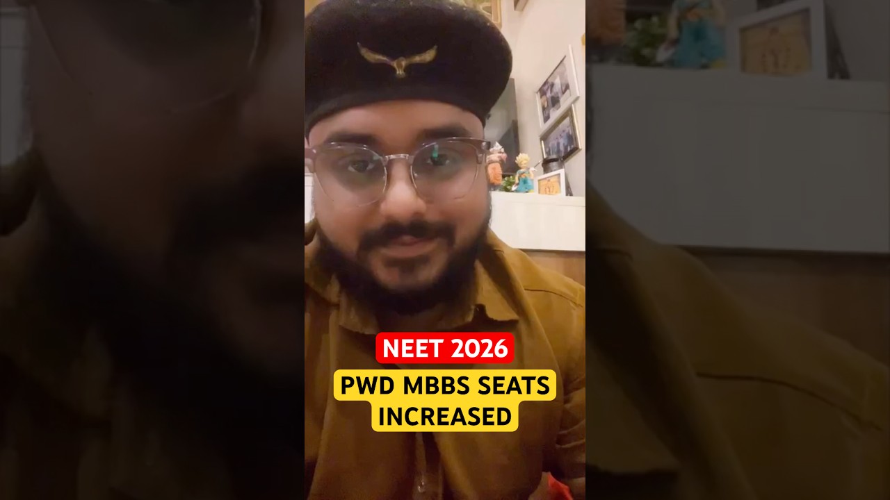 😱 NEET 2026 PWD Biggest Update | MBBS Seats Increased in 18+ States | NMC Official #PwD SVP #Neet