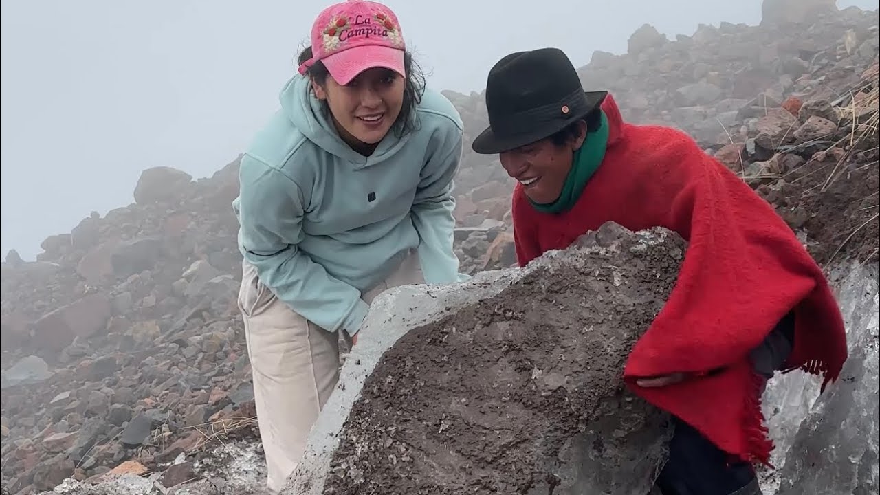 Fui a las faldas del chimborazo a Traer Hielo como lo hacían antes ~ Saida ZC ~ 💚