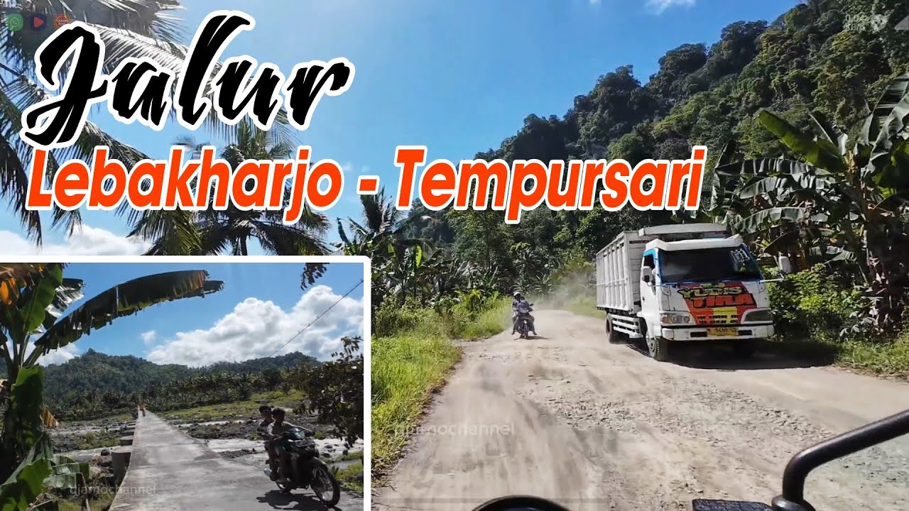 Masih Ekstrem, Jalan Penghubung Desa Lebakharjo dengan Tempursari dan Jembatan Perbatasan