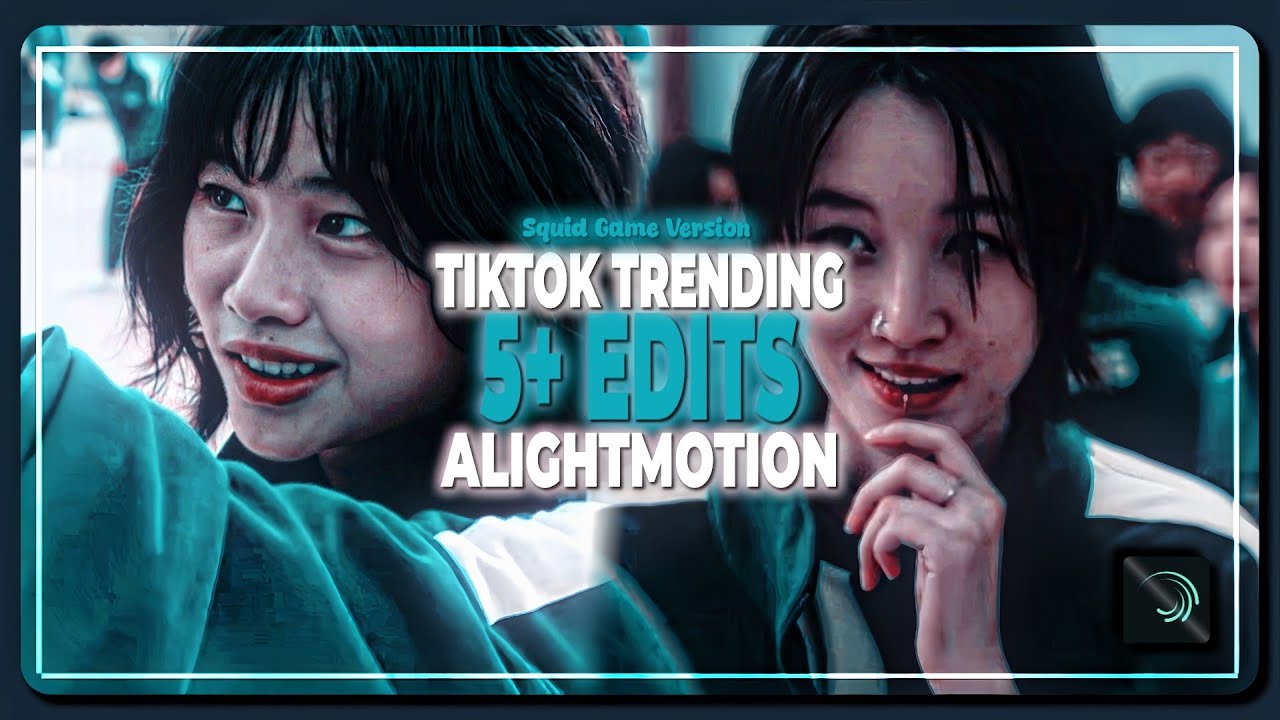 Tiktok Trend Edits (Squid game version) | Alightmotion (+preset) #kpopedit #tiktoktrend