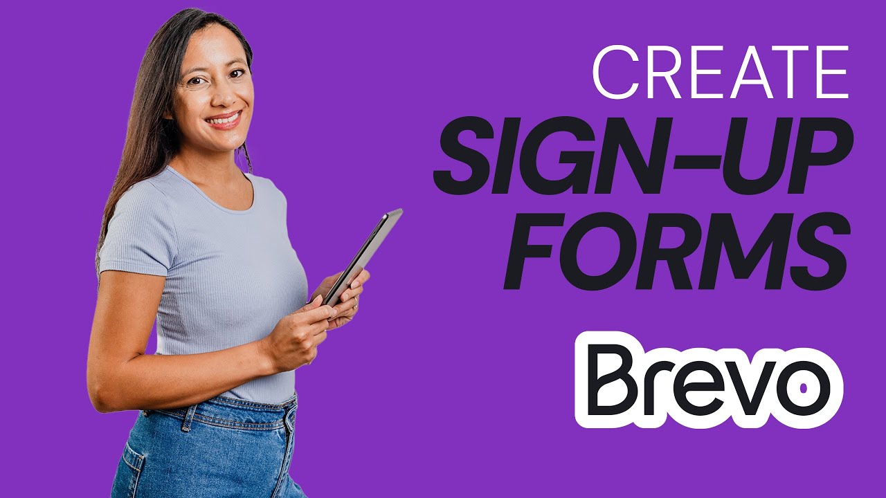 Brevo Tutorial: Design and Publish Your First Signup Form