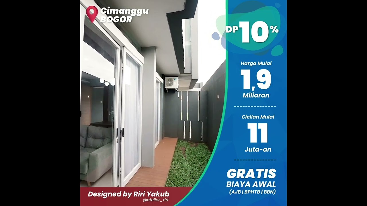 Town House Cantik Di Kota Bogor #LATERNATOWNHOUSE @RumahShakila