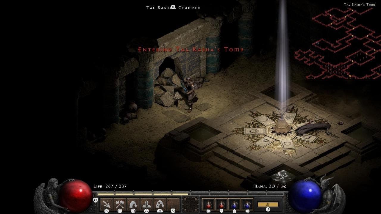 Diablo II: Resurrected Duriel act 2 Boss solo method.