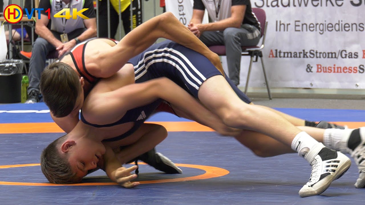 🤼 | Wrestling | German Championships 2021 Cadets (Freestyle) - 48kg R 1 | HANKE vs. SCHWOB