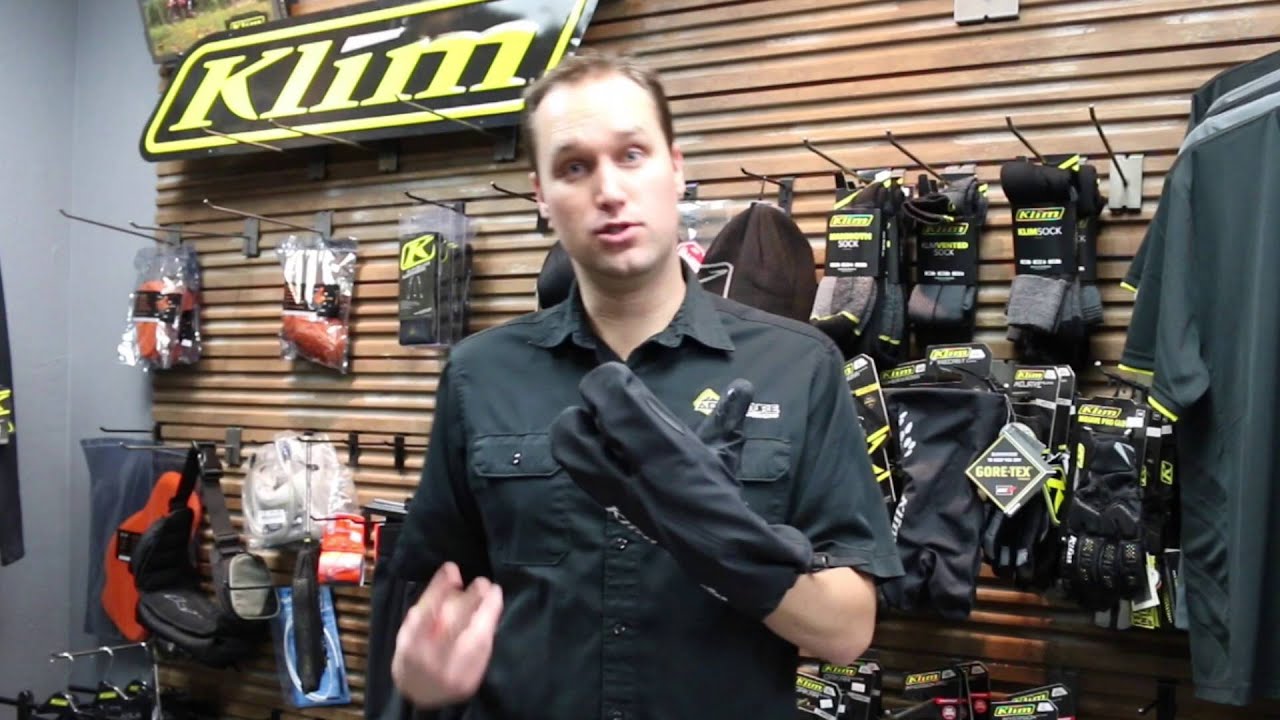 Klim Forecast Split Finger GoreTex Waterproof Glove Video Review