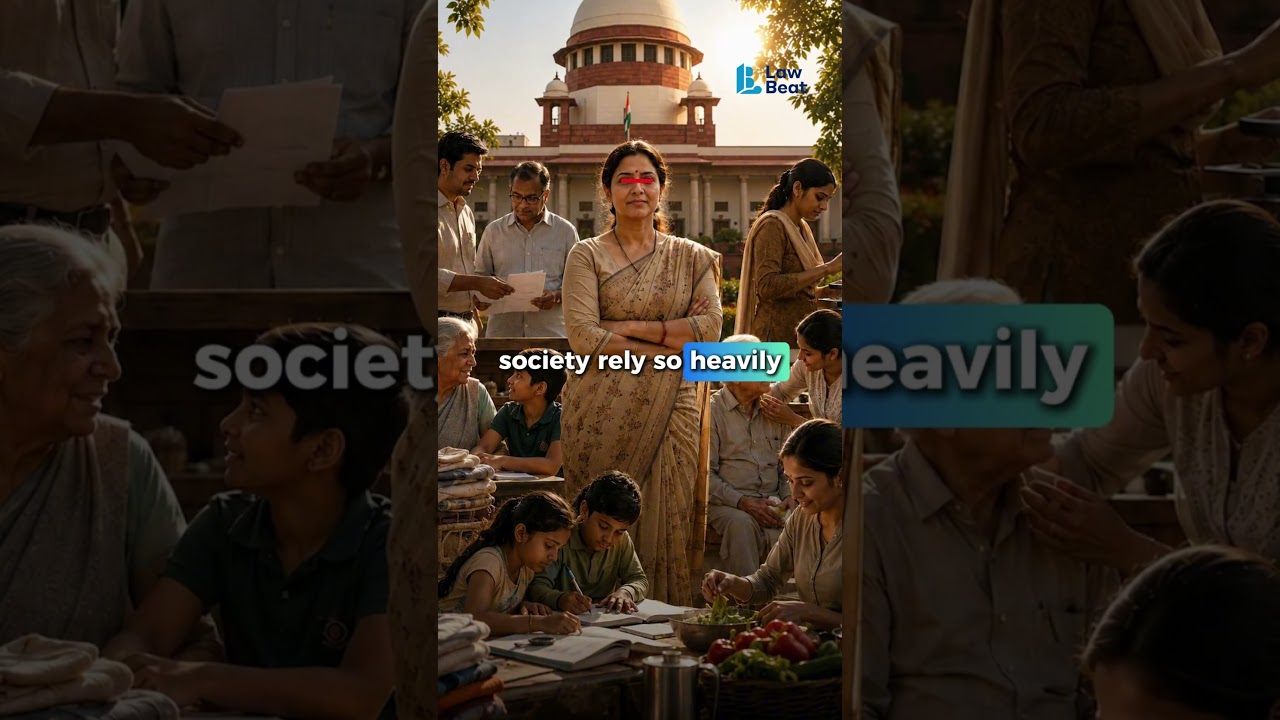 Supreme Court Calls Homemakers &lsquo;Nation Builders&rsquo;, Values Domestic Care at ₹30,000/Month