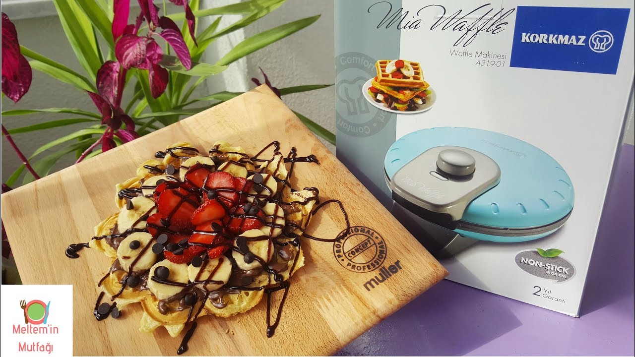 KORKMAZ WAFFLE MAKİNESİ | Ürün İnceleme | Waffle Tarifi 🍥