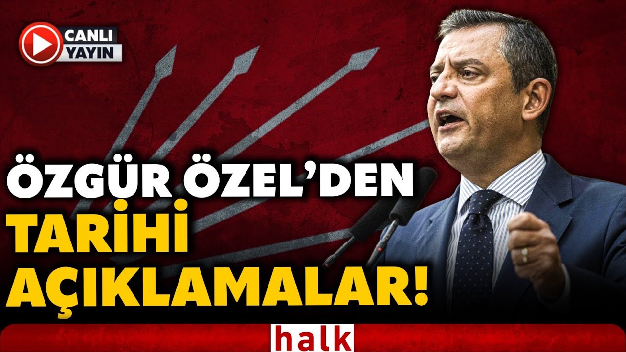 CHP Genel Başkanı Özgür Özel'den Taksim'de Tarihi Açıklamalar! Gürsel Tekin Sözleri Olay Olur