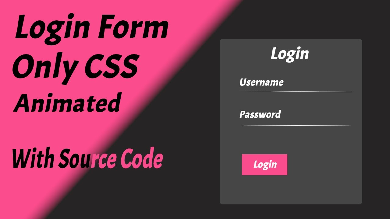 Login Screen With A Neon Button Snippet using Only CSS 2021