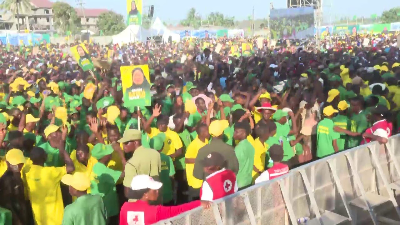 ✅ MGOMBEA URAIS KUPITIA CCM, DKT. SAMIA SULUHU HASSAN AKIWA KATIKA KAMPENI - BUZA TANESCO (TEMEKE)